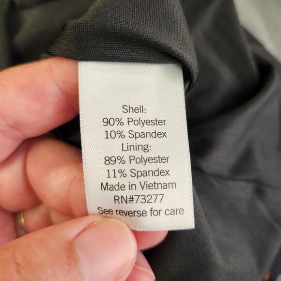 SO SS Knit Faux Wrap Mini Dress Junior M Black Orange Floral Bow Mesh Whimsigoth - Picture 5 of 12